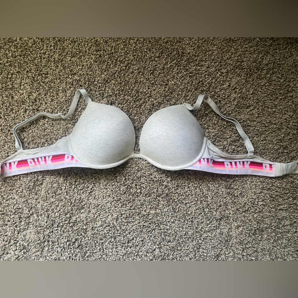 pink push-up bra
